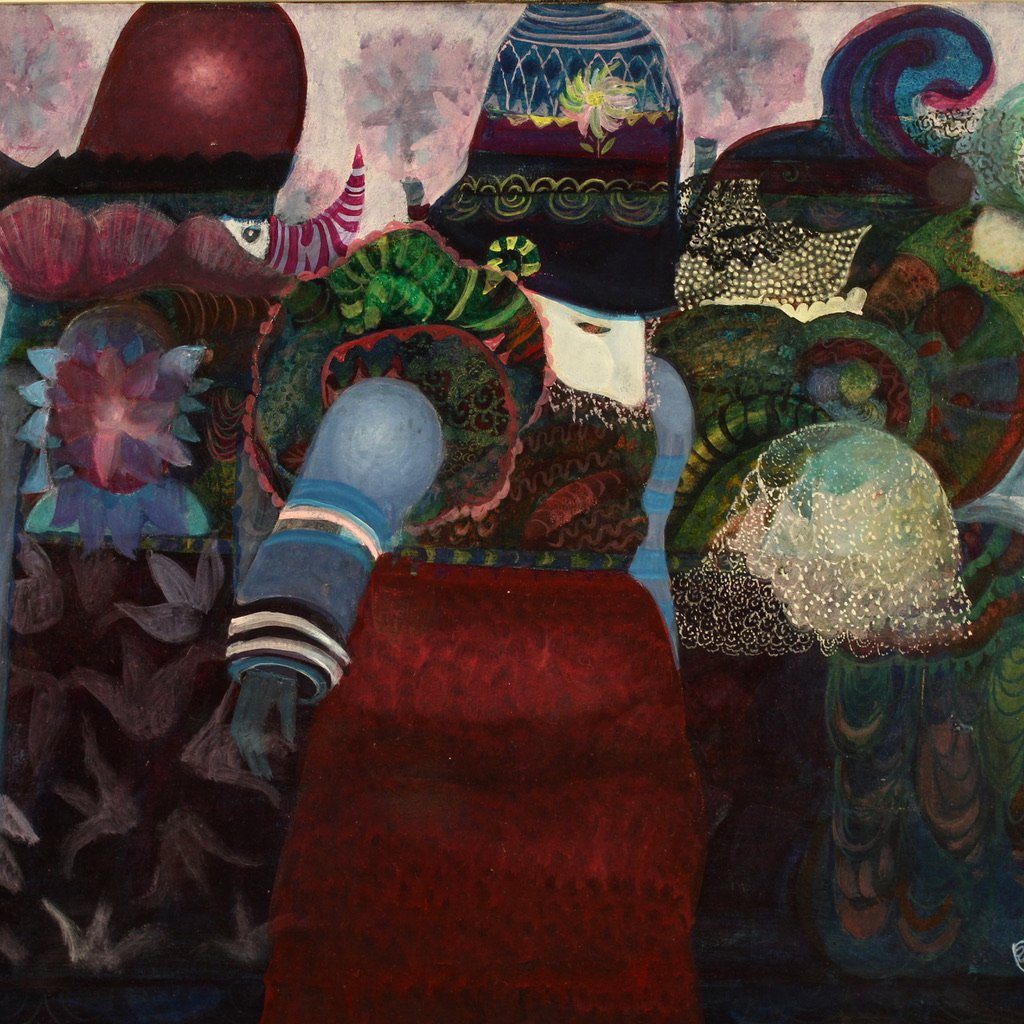 Quadro anni 80' firmato da Simonetta Carpini-photo-3