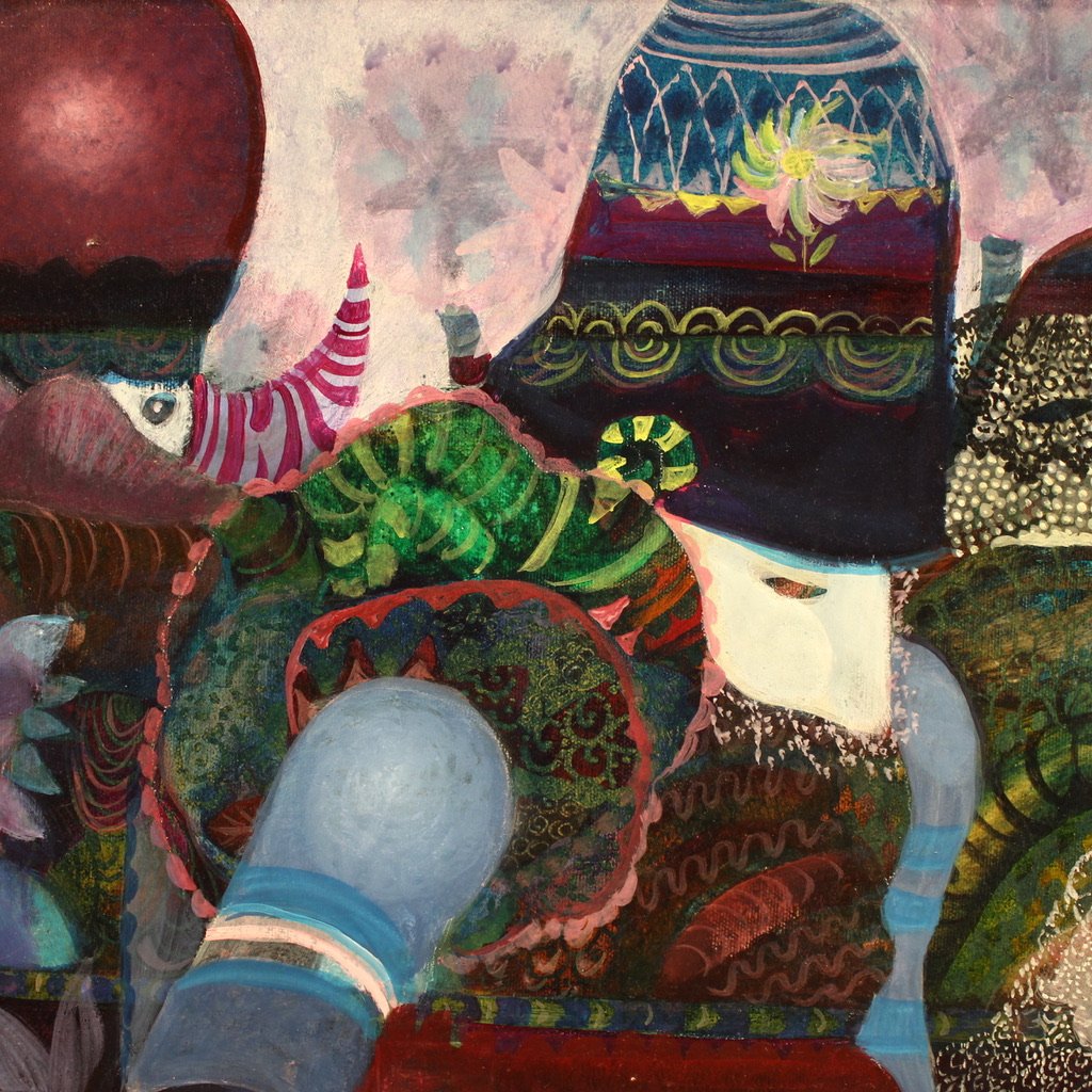 Quadro anni 80' firmato da Simonetta Carpini-photo-5