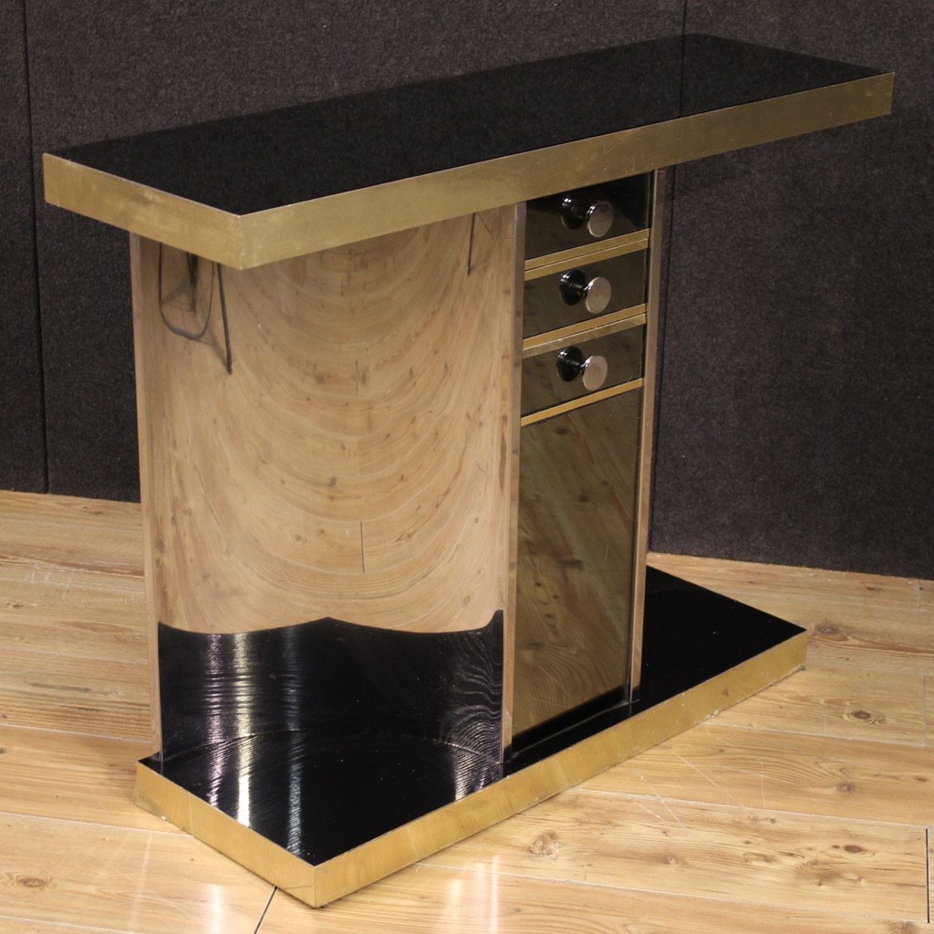 Console a specchio design italiano anni 70'-photo-2