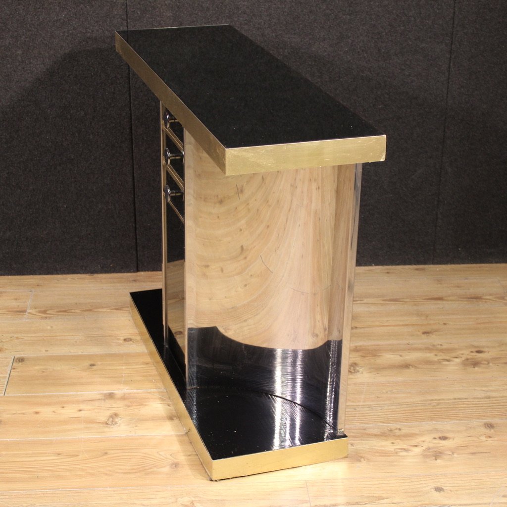 Console a specchio design italiano anni 70'-photo-1
