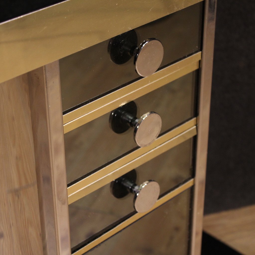 Console a specchio design italiano anni 70'-photo-7