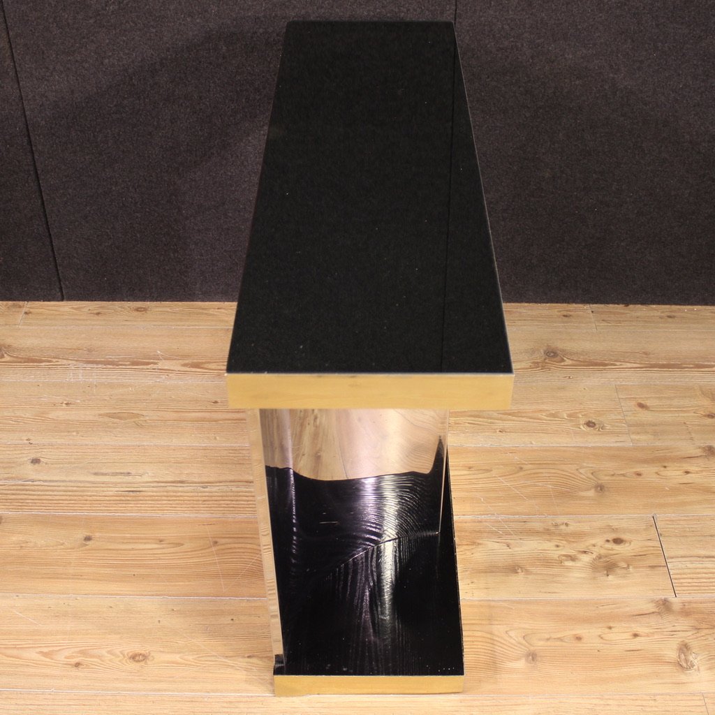 Console a specchio design italiano anni 70'-photo-8
