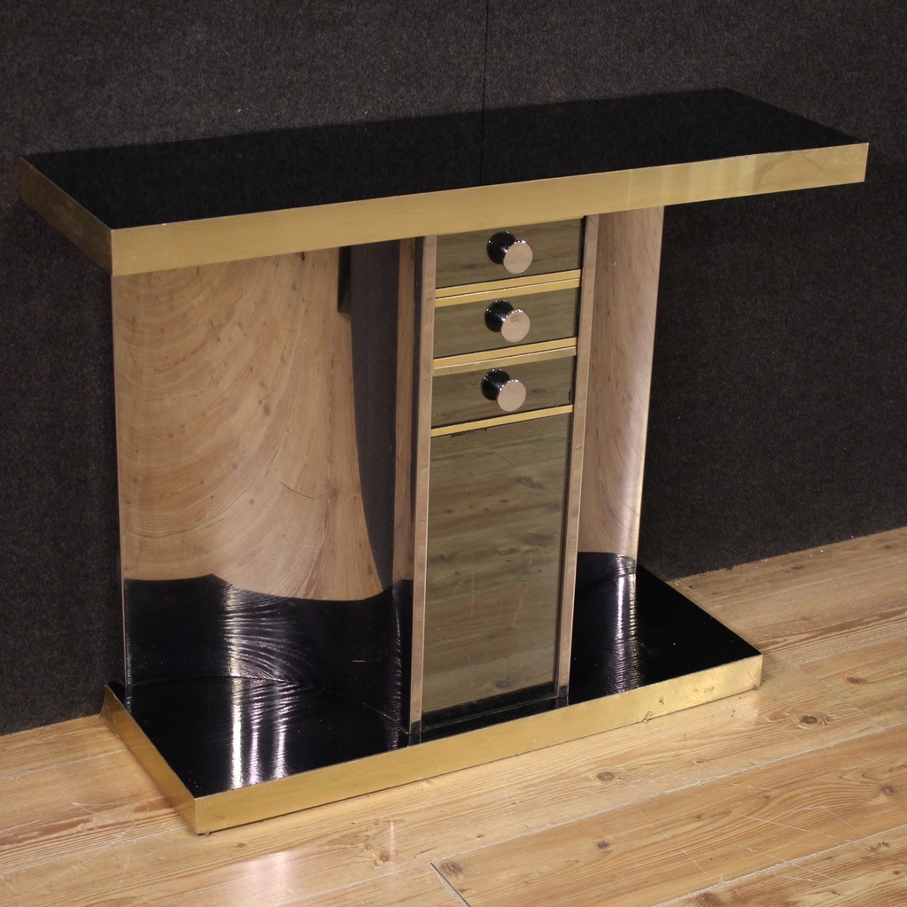 Console a specchio design italiano anni 70'