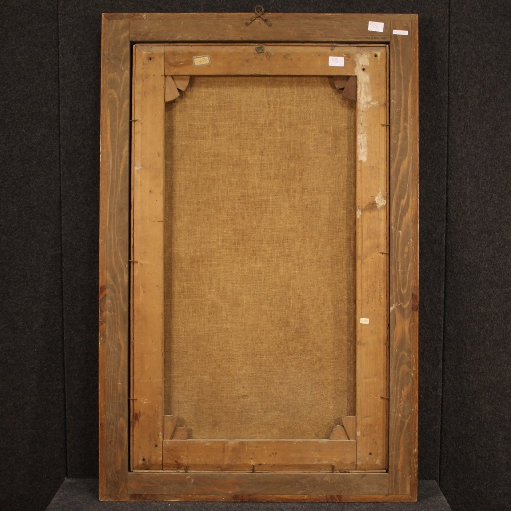 Antico dipinto religioso Gesù e Erode del XVII secolo-photo-7