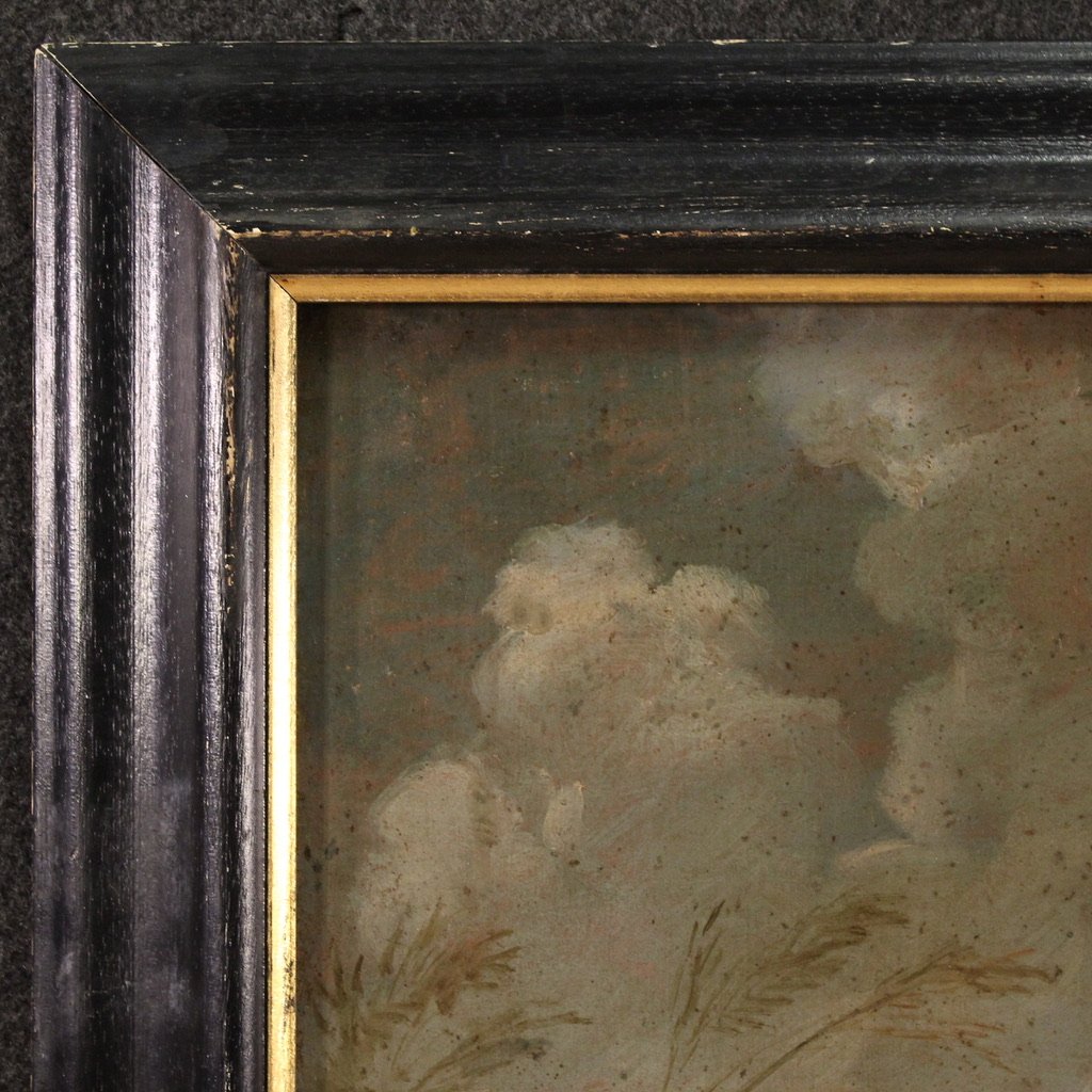 Grande quadro italiano del XVII secolo, Sacra Famiglia-photo-4