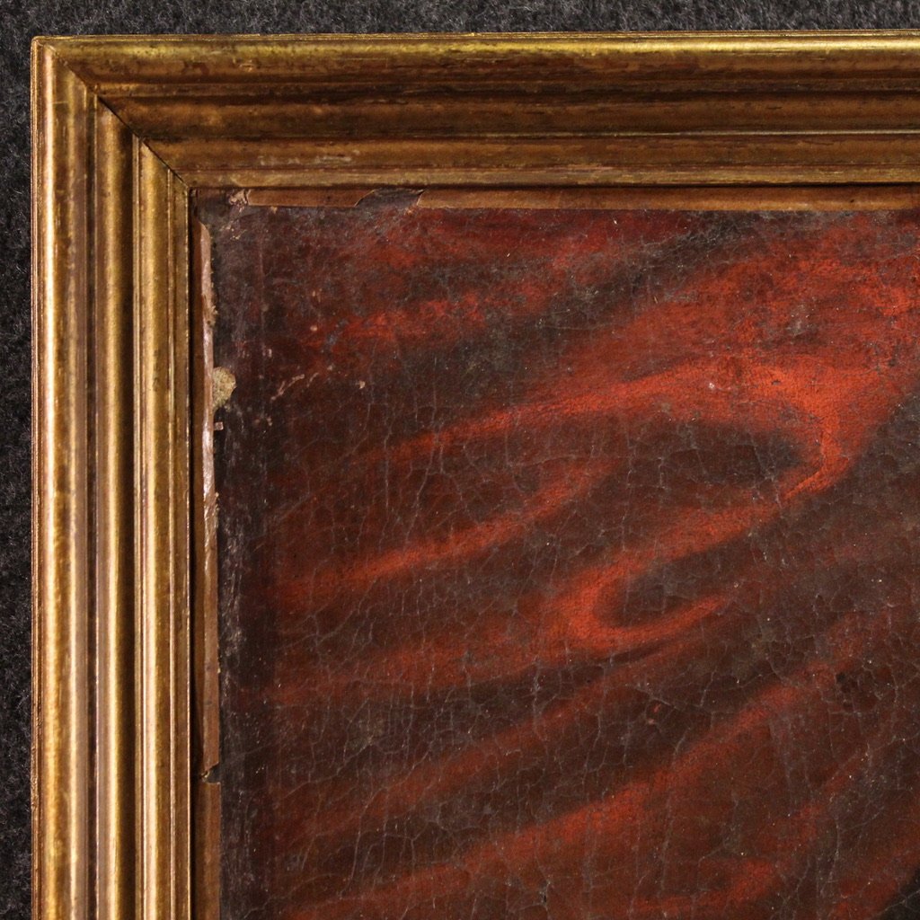Piccolo quadro religioso del XVIII secolo, Madonna col bambino-photo-5