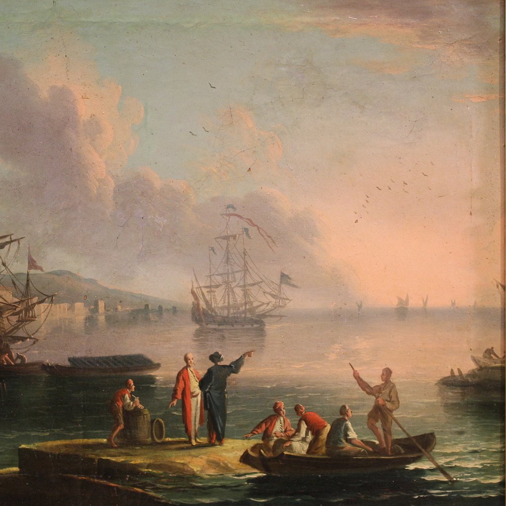 Grande marina italiana del XVIII secolo-photo-2
