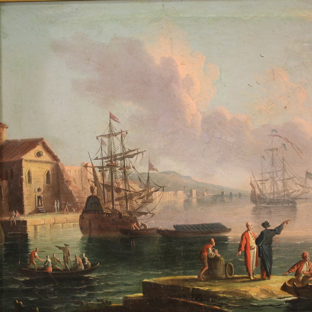 Grande marina italiana del XVIII secolo-photo-4