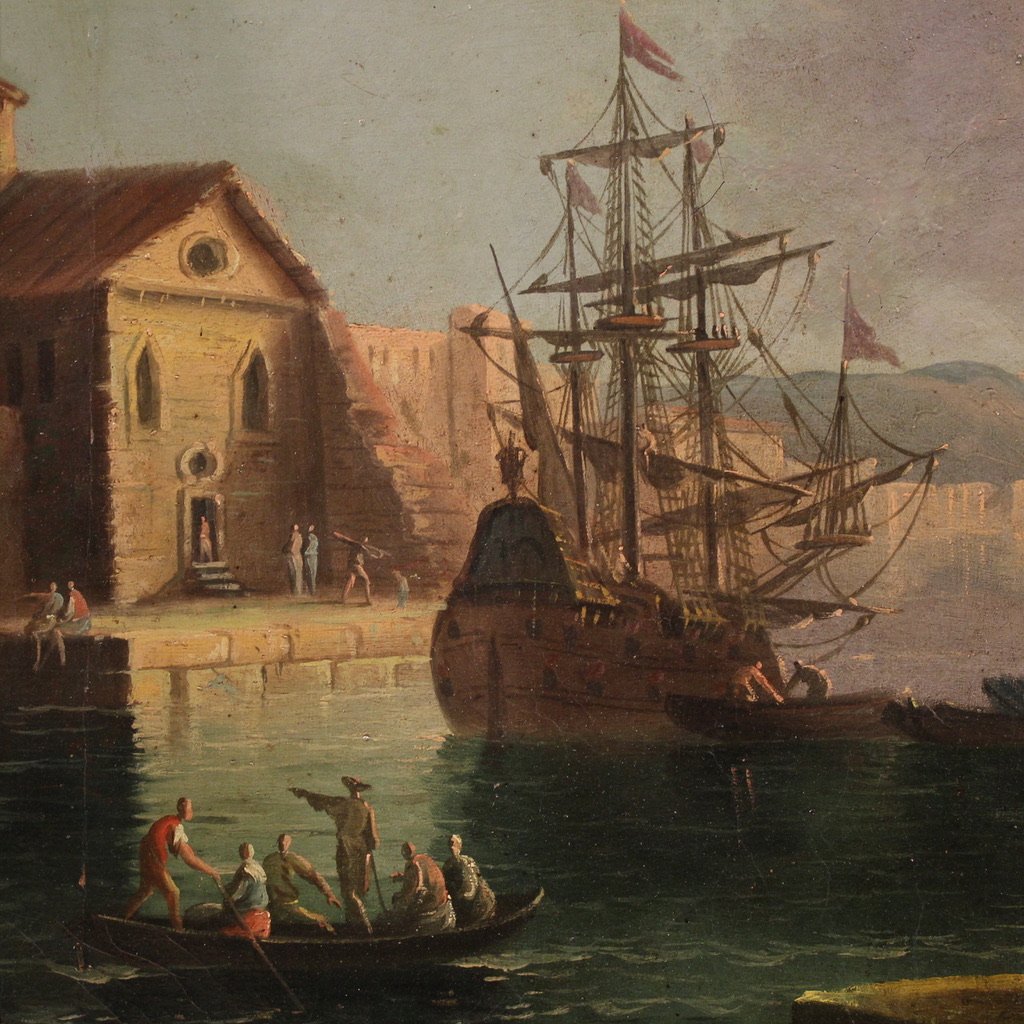 Grande marina italiana del XVIII secolo-photo-1
