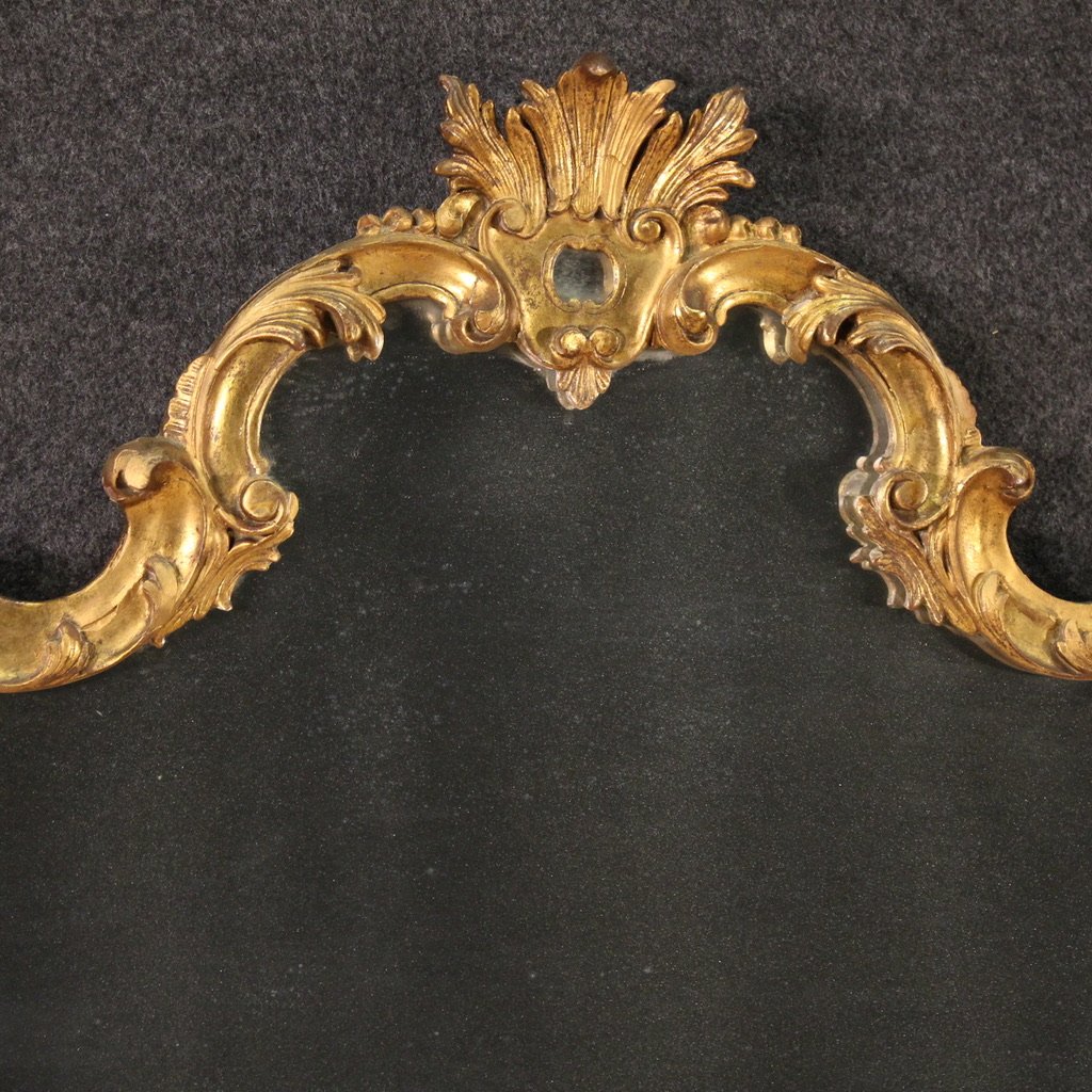 Grande specchiera italiana del XX secolo-photo-1