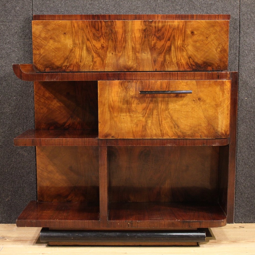 Mobiletto italiano in stile Art Deco del XX secolo-photo-3