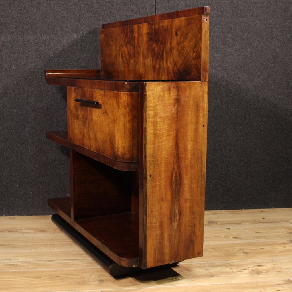 Mobiletto italiano in stile Art Deco del XX secolo-photo-4