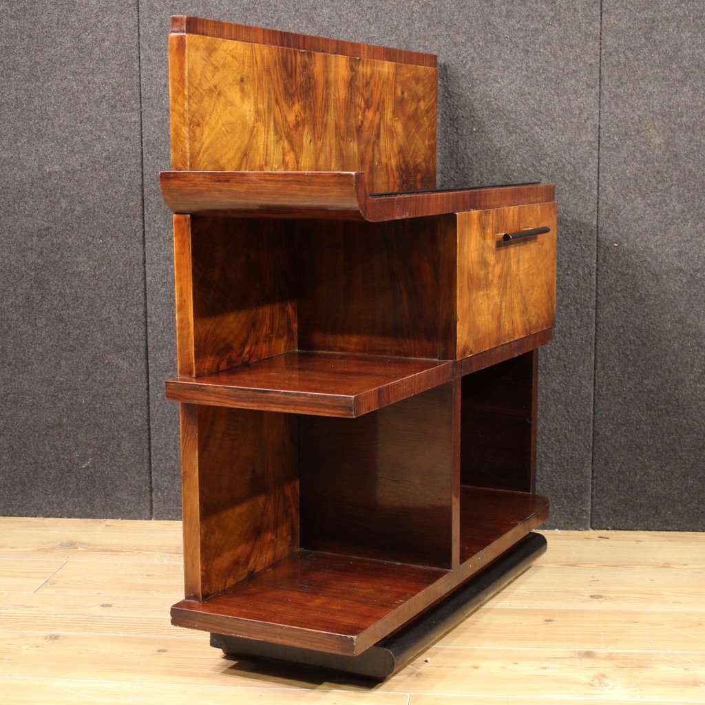 Mobiletto italiano in stile Art Deco del XX secolo-photo-3