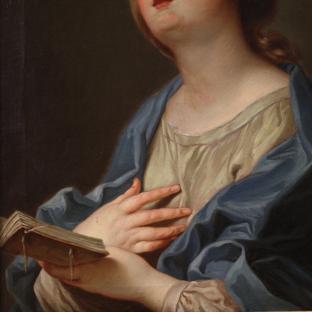 Dipinto italiano del XIX secolo, Madonna orante-photo-4