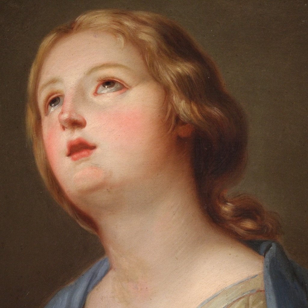 Dipinto italiano del XIX secolo, Madonna orante-photo-1