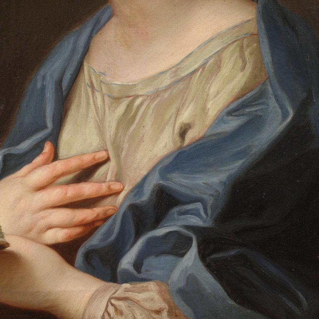 Dipinto italiano del XIX secolo, Madonna orante-photo-7