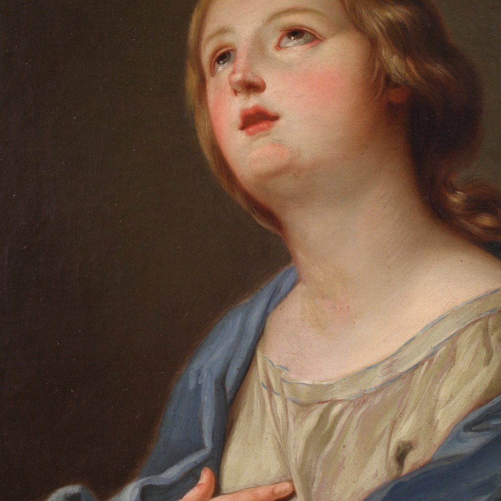Dipinto italiano del XIX secolo, Madonna orante-photo-8