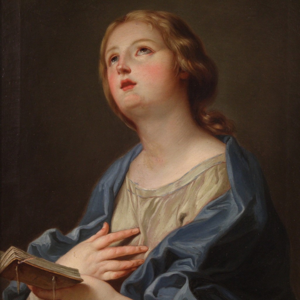 Dipinto italiano del XIX secolo, Madonna orante