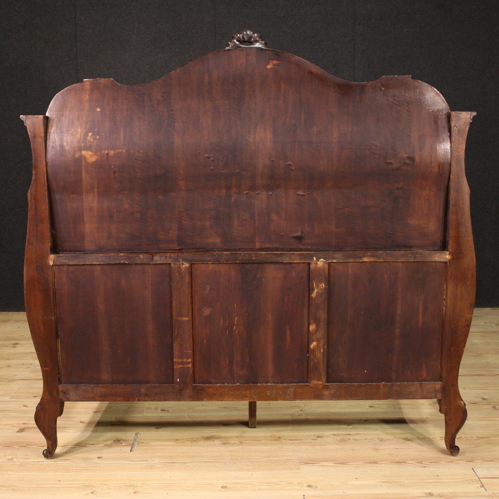 Letto matrimoniale lombardo in stile Luigi XV del XX secolo-photo-6