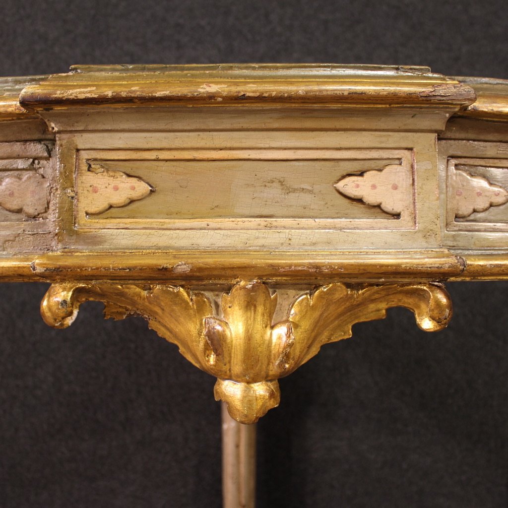 Angoliera italiana laccata in stile Luigi XVI del XX secolo-photo-5