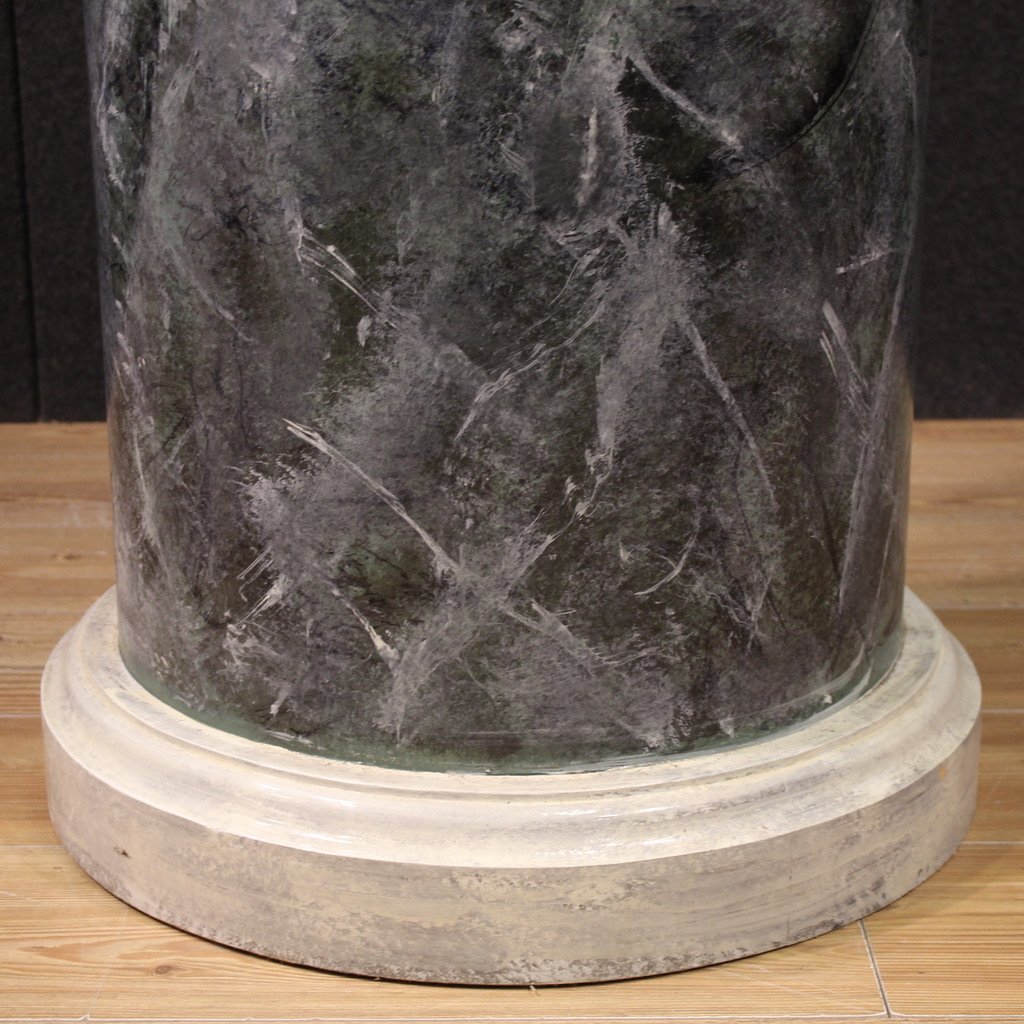 Colonna italiana laccata e dipinta del XX secolo-photo-4