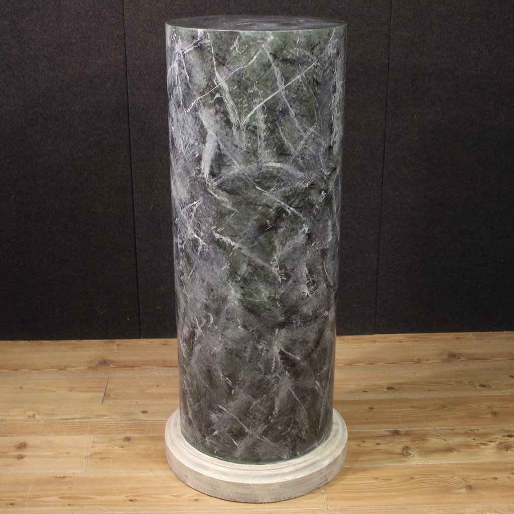 Colonna italiana laccata e dipinta del XX secolo-photo-1