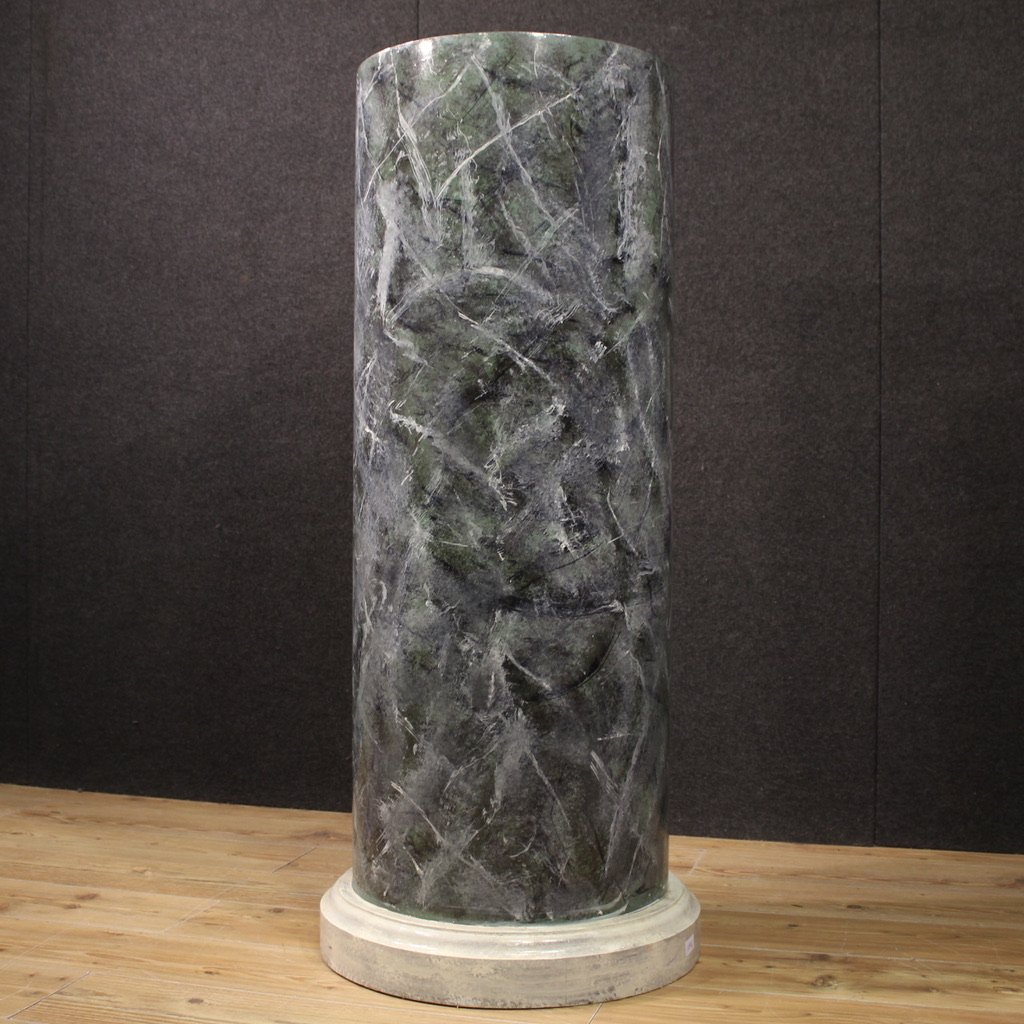 Colonna italiana laccata e dipinta del XX secolo-photo-2