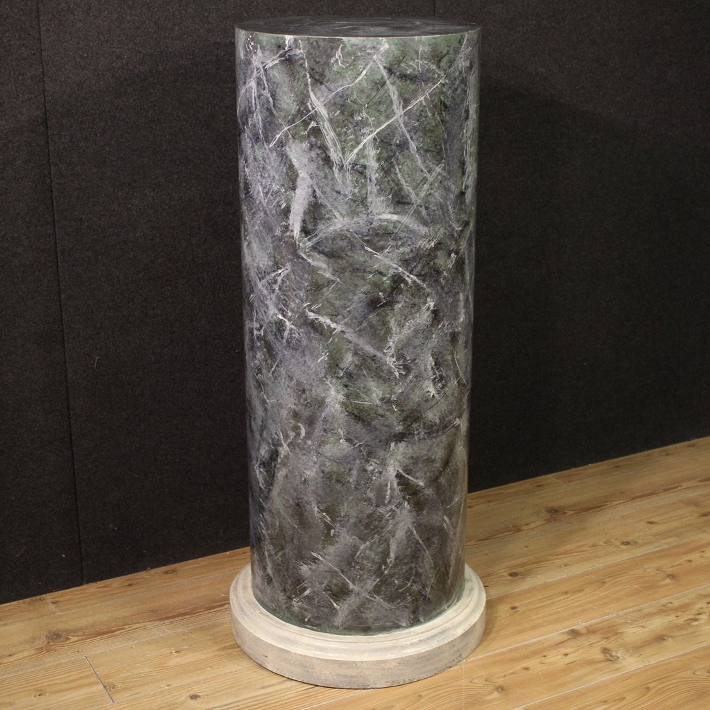 Colonna italiana laccata e dipinta del XX secolo-photo-5