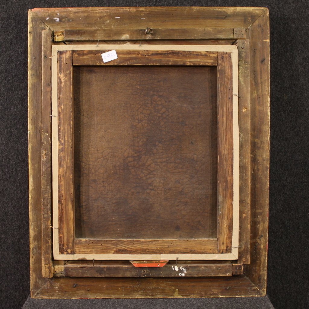 Ritratto di dama, quadro del XIX secolo-photo-4