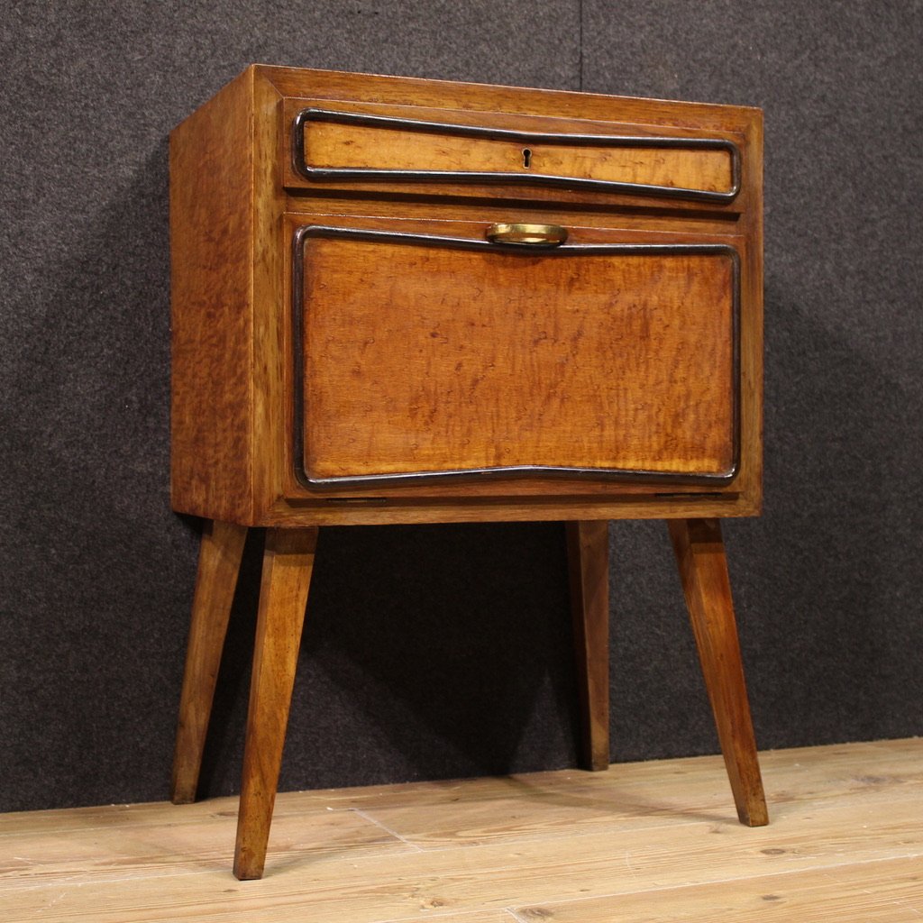 Coppia comodini italiani di design degli anni 70-photo-1