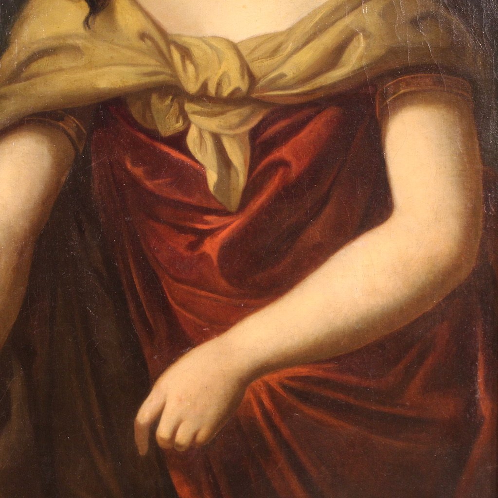 Quadro mitologico firmato J. Hickel e datato 1770, Medea-photo-7