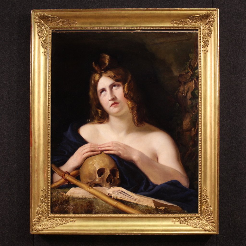 Grande quadro del XIX secolo, Maria Maddalena-photo-2