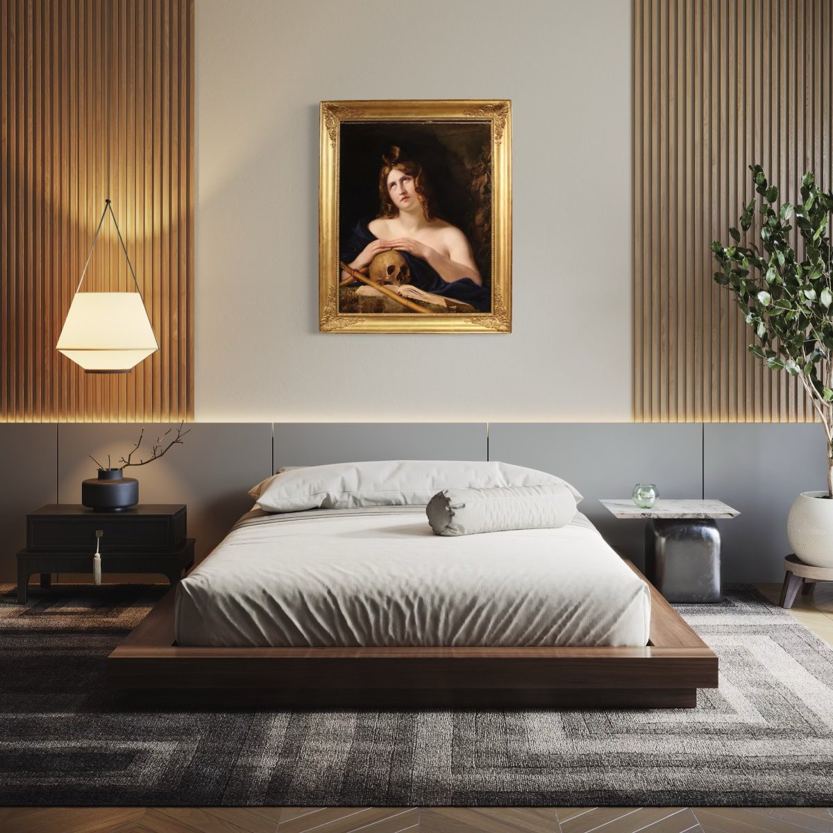 Grande quadro del XIX secolo, Maria Maddalena-photo-3