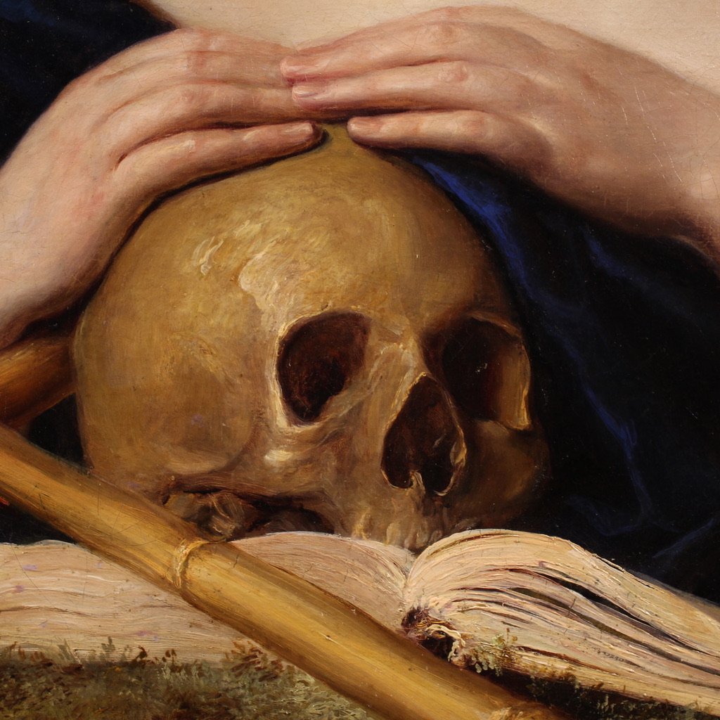 Grande quadro del XIX secolo, Maria Maddalena-photo-8