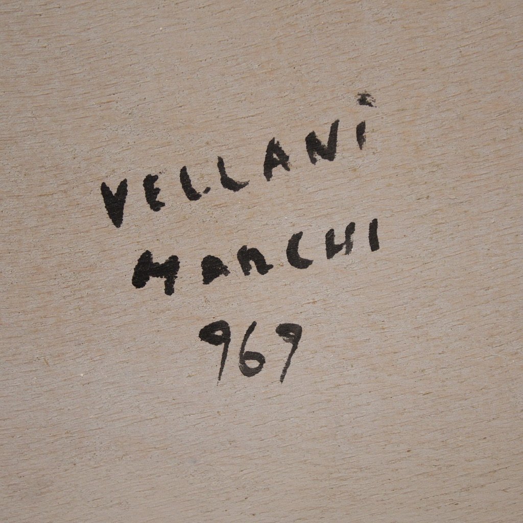 Dipinto italiano nudo femminile firmato Vellani Marchi-photo-5