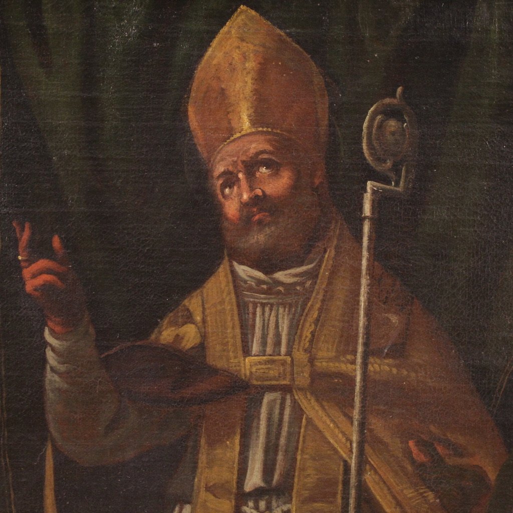 Grande dipinto lombardo del XVII secolo-photo-1