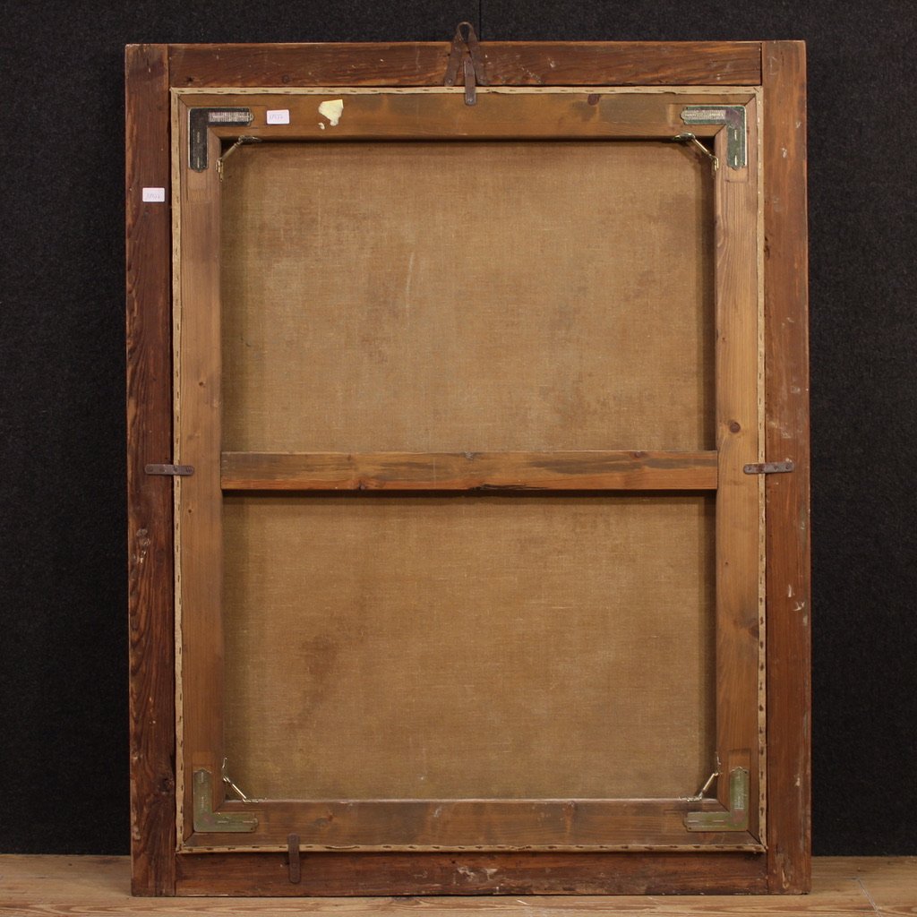 Grande dipinto lombardo del XVII secolo-photo-5