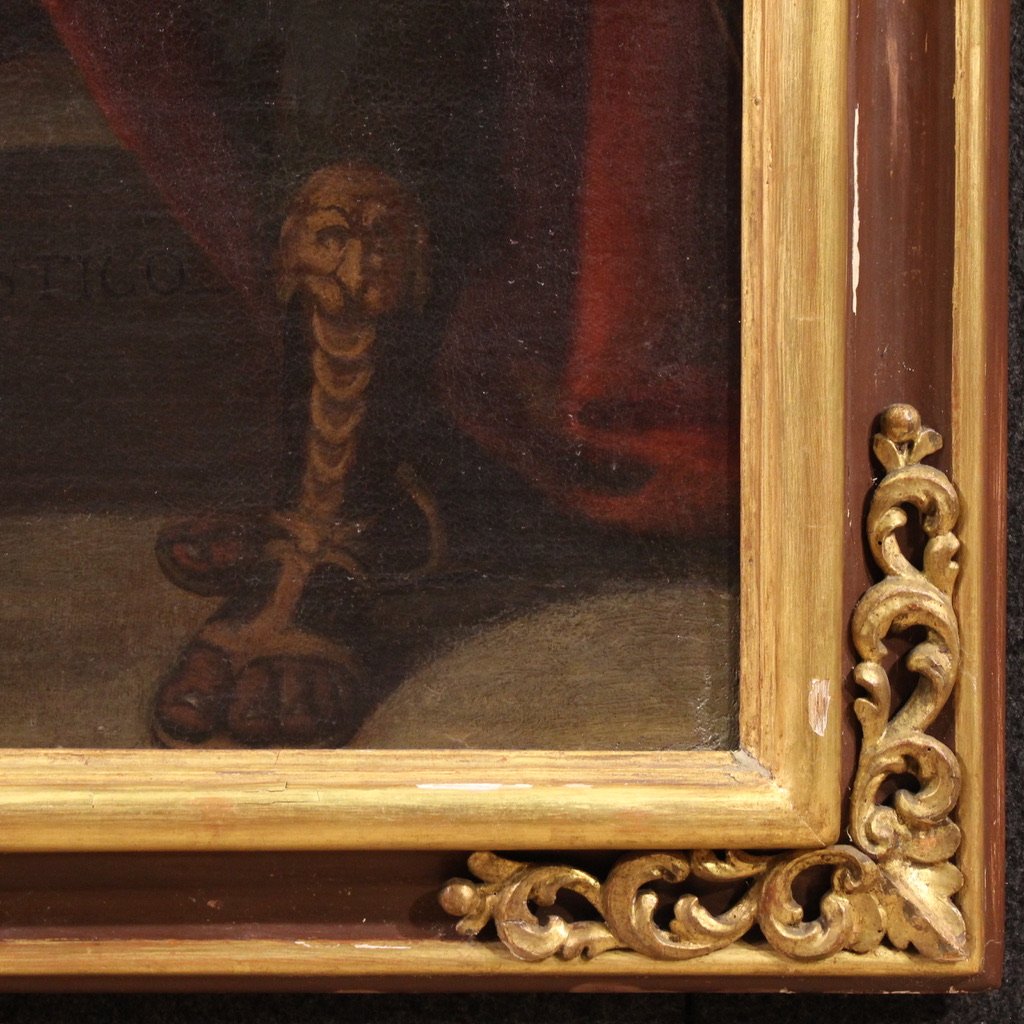 Grande dipinto lombardo del XVII secolo-photo-6