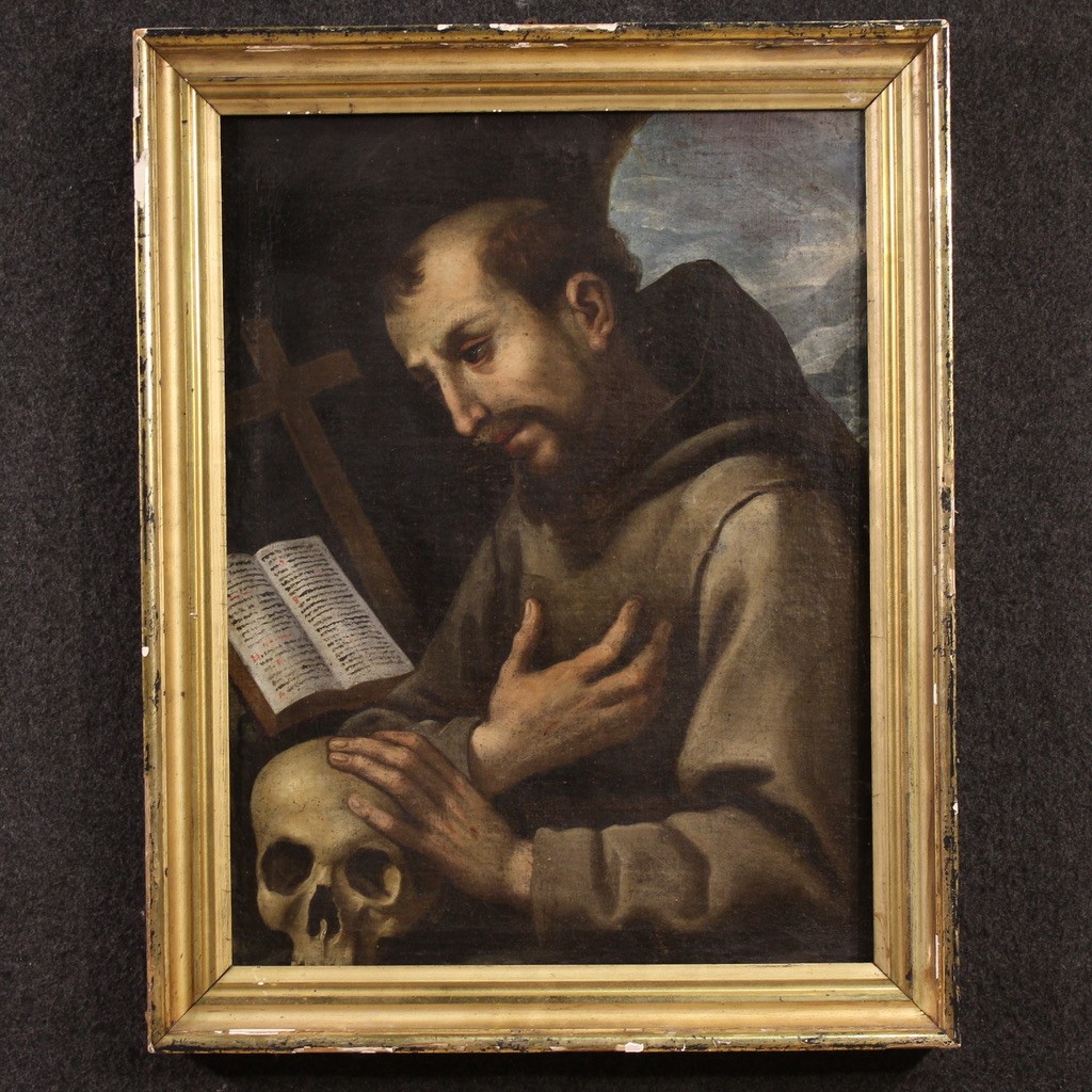 Quadro italiano del XVII secolo, San Francesco d'Assisi