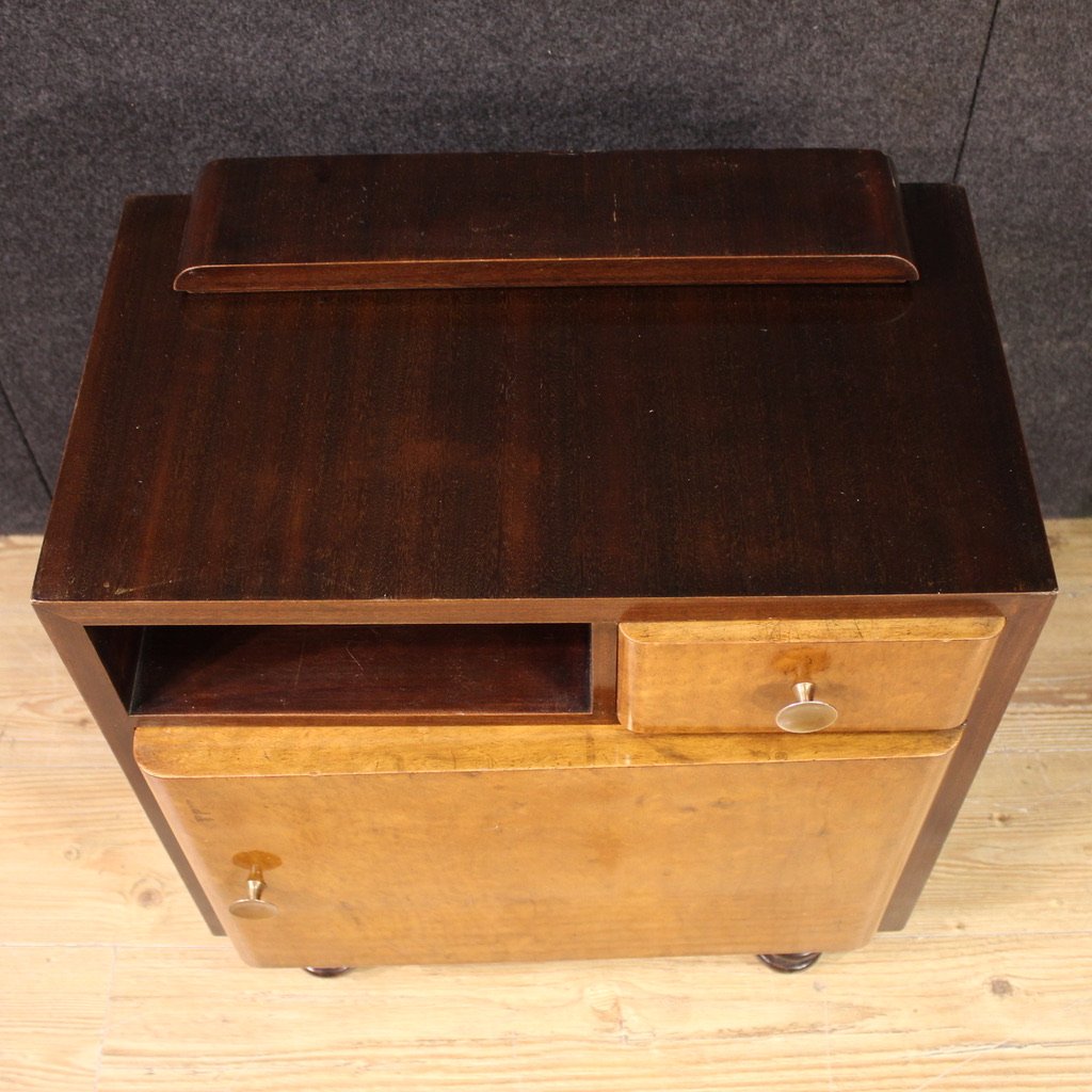 Coppia di comodini italiani anni 60-photo-5