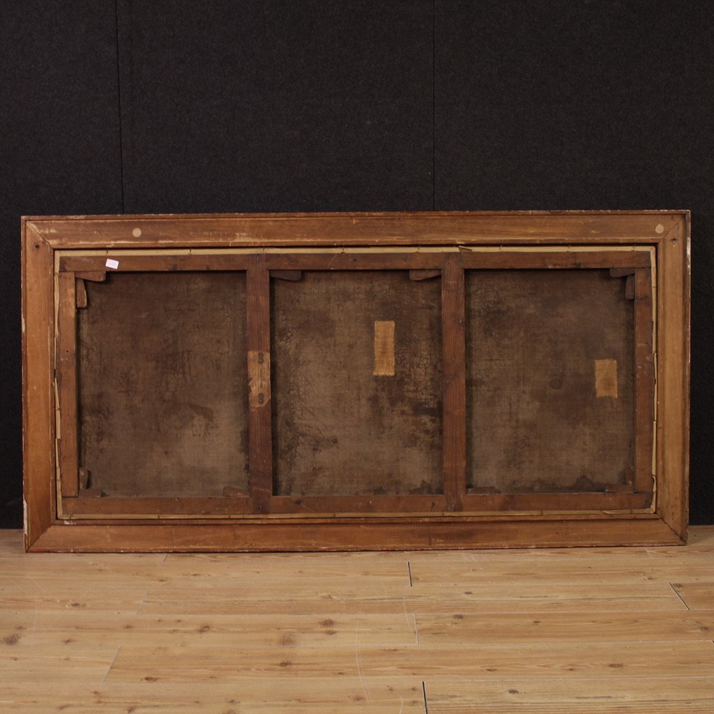 Antico dipinto francese Le Nozze Aldobrandini del XIX secolo-photo-2