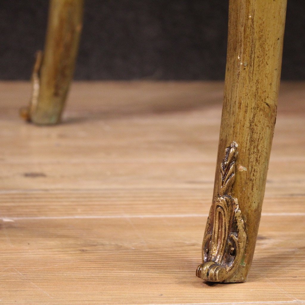 Scrittoio francese laccato e dipinto del XX secolo-photo-8