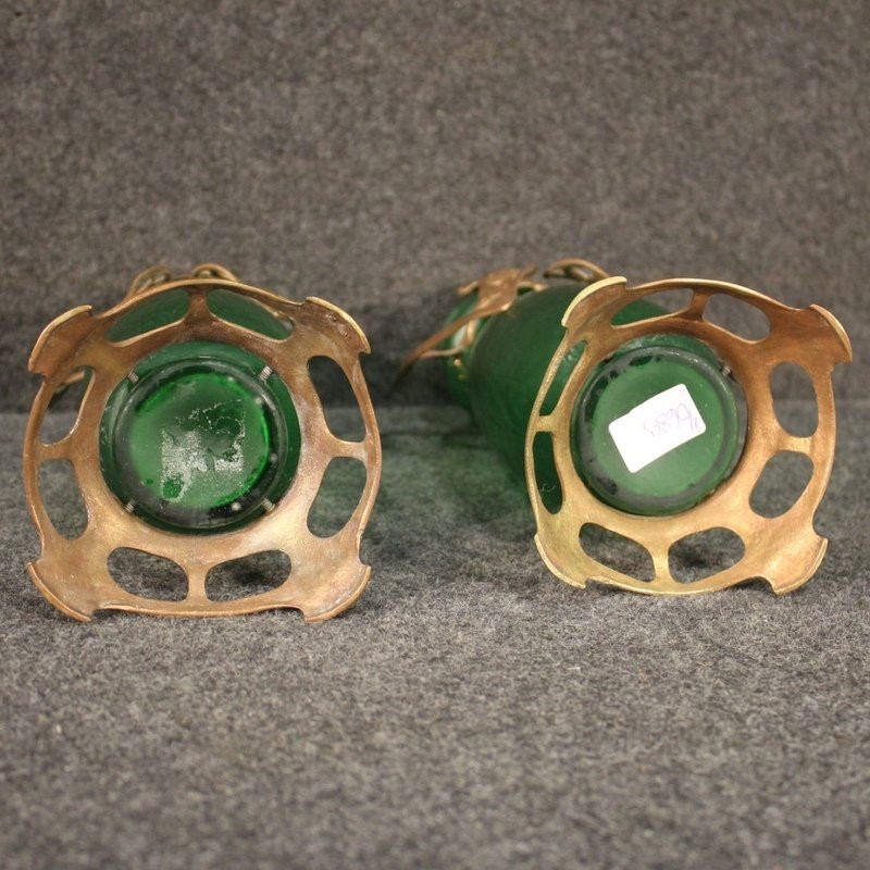 Coppia di vasi francesi in stile Art Nouveau-photo-6