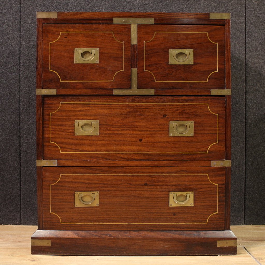 Coppia di cassettiere inglesi del XX secolo-photo-5