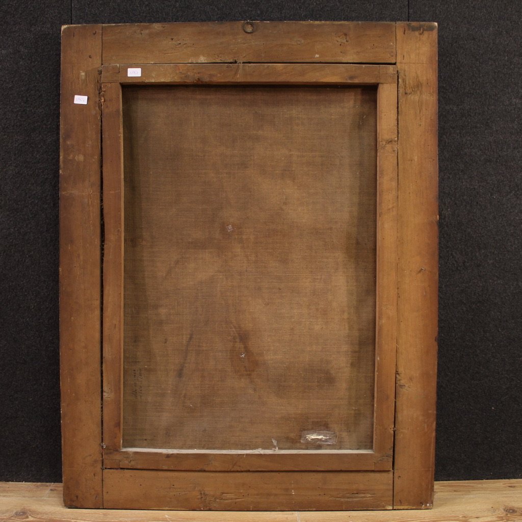 Antico dipinto toscano Santa Maria Maddalena De' Pazzi del XVIII secolo-photo-6