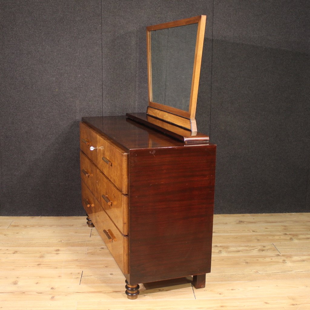 Cassettone italiano con specchiera anni '60-photo-4