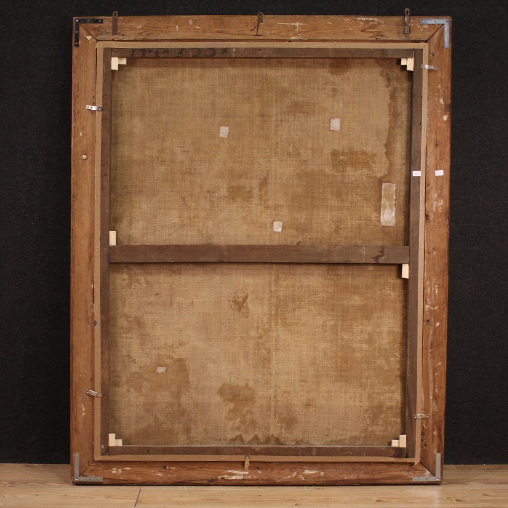 Grande dipinto mitologico del XVII secolo, Venere nella fucina di Vulcano-photo-5