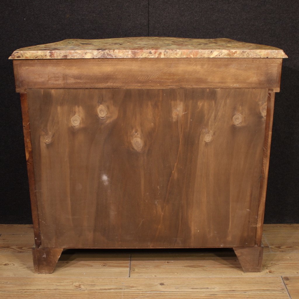Credenza francese intarsiata in stile Napoleone III del XX secolo-photo-5