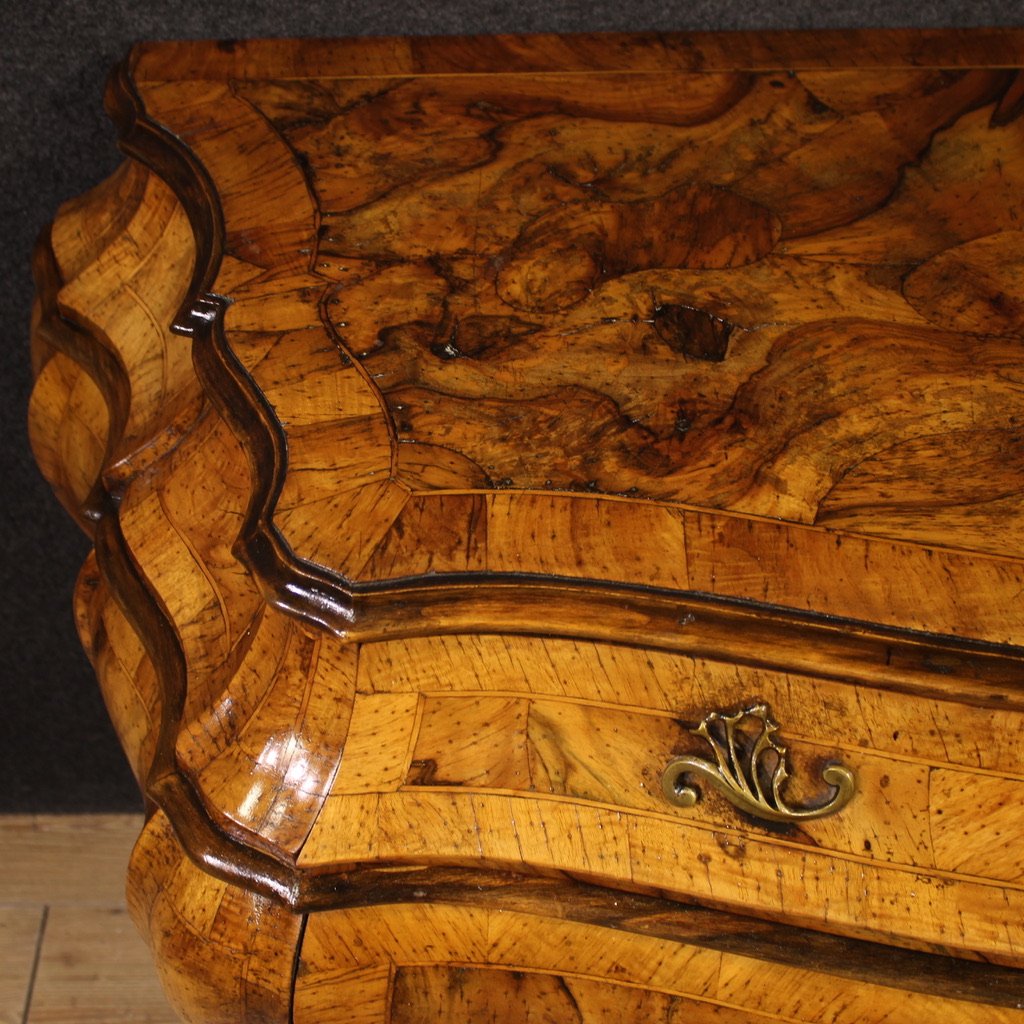 Comò veneziano in legno del XX secolo-photo-4