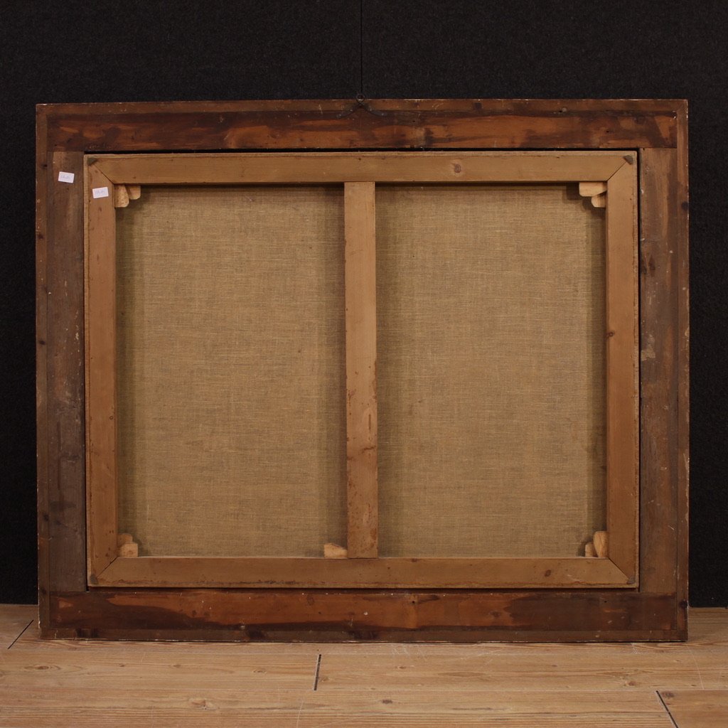 Grande quadro italiano del XVII secolo, la negazione di San Pietro-photo-5